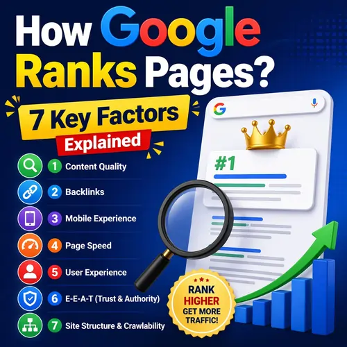How Google Ranks Pages? 7 Key Factors Explained