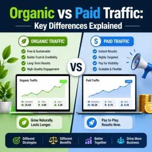 Organic vs Paid Traffic: Key Differences Explained