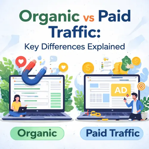 organic vs paid traffic, Organic vs Paid Traffic: Key Differences Explained