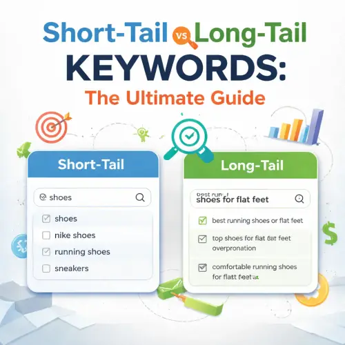 short-tail vs long-tail keywords