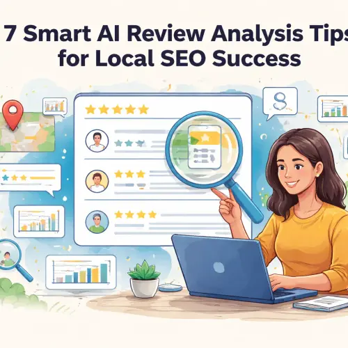 AI review analysis local SEO