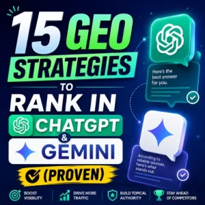 GEO strategies