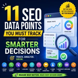 SEO data points to track