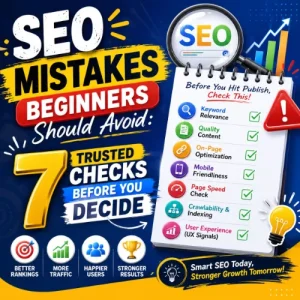 SEO mistakes beginners should avoid