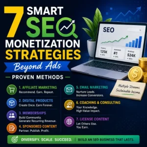 SEO monetization strategies beyond ads