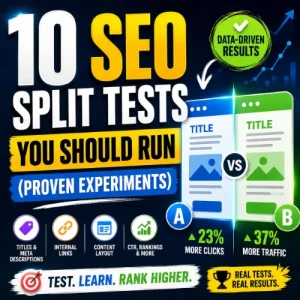 SEO split tests