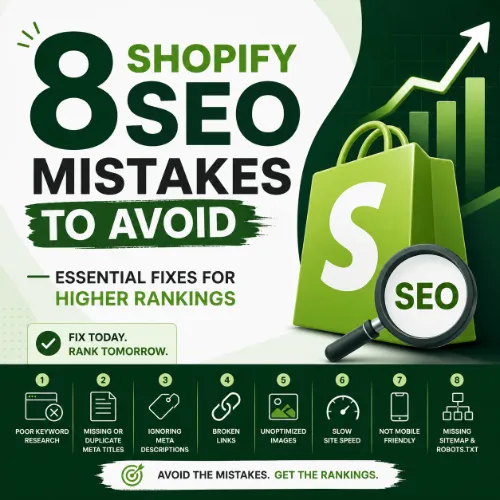 Shopify SEO mistakes