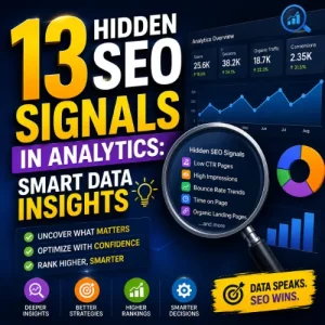 hidden SEO signals in analytics