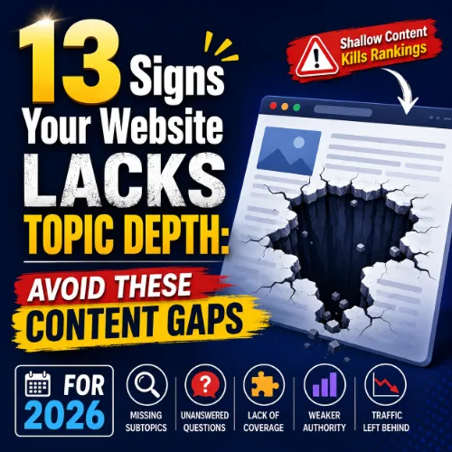 signs your website lacks topic depth