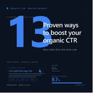 13 Proven Ways to Boost Organic CTR