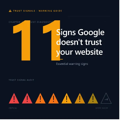 signs Google doesn't trust your website
