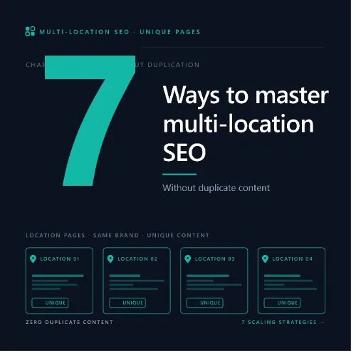 7 Ways to Master Multi Location SEO Without Duplicate Content